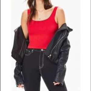 Pacsun red tank top.